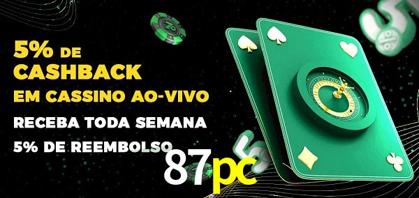 Promoções do cassino ao Vivo 87pc